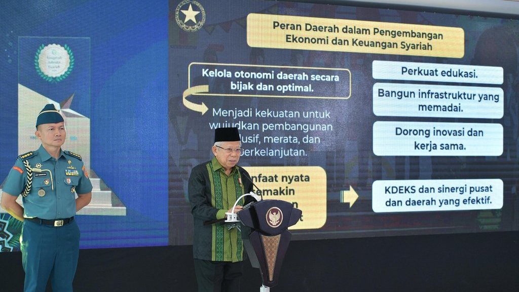 Wapres Minta Kepala Daerah Perkuat Ekonomi & Keuangan Syariah