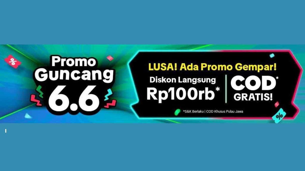 Promo 6.6 Tokopedia, Bertabur Diskon dan Banyak Untungnya Promo 6.6 Tokopedia, Bertabur Diskon dan Banyak Untungnya