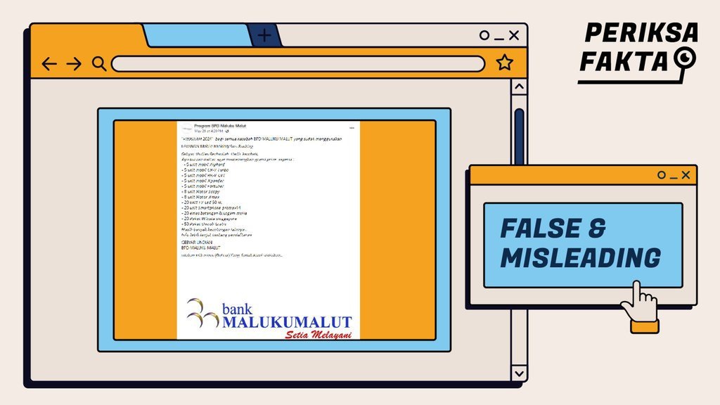 Modus Penipuan Undian Berhadiah Mencatut Bank Maluku Malut