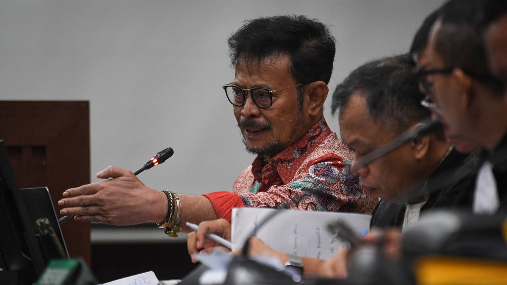 Bantah Tuntutan Jaksa, SYL Minta Hakim Jatuhkan Vonis Bebas Bantah Tuntutan Jaksa, SYL Minta Hakim Jatuhkan Vonis Bebas