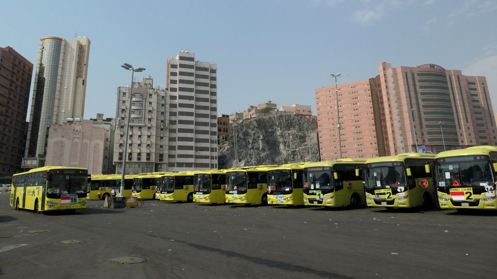 Bus Shalawat Tetap Beroperasi hingga Jemaah Tinggalkan Mekkah Bus Shalawat Tetap Beroperasi hingga Jemaah Tinggalkan Mekkah