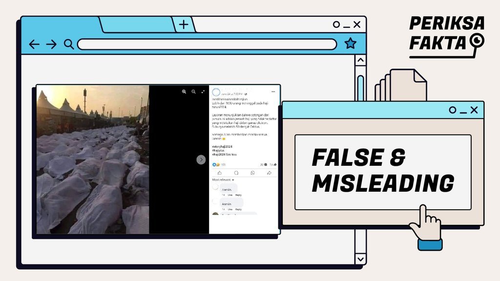 Hoaks Foto Jenazah Jemaah Haji Tahun 2024