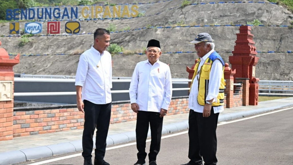 Wapres Maruf Amin Ingatkan PUPR & Pemda soal Perawatan Bendungan