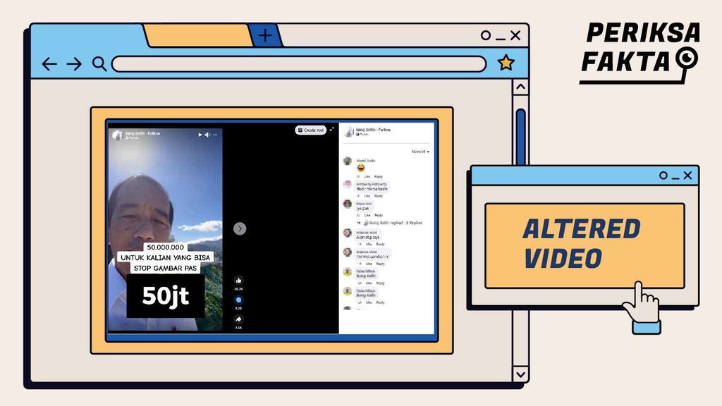 Hoaks Jokowi Bagi Bantuan Rp500 Juta di Media Sosial