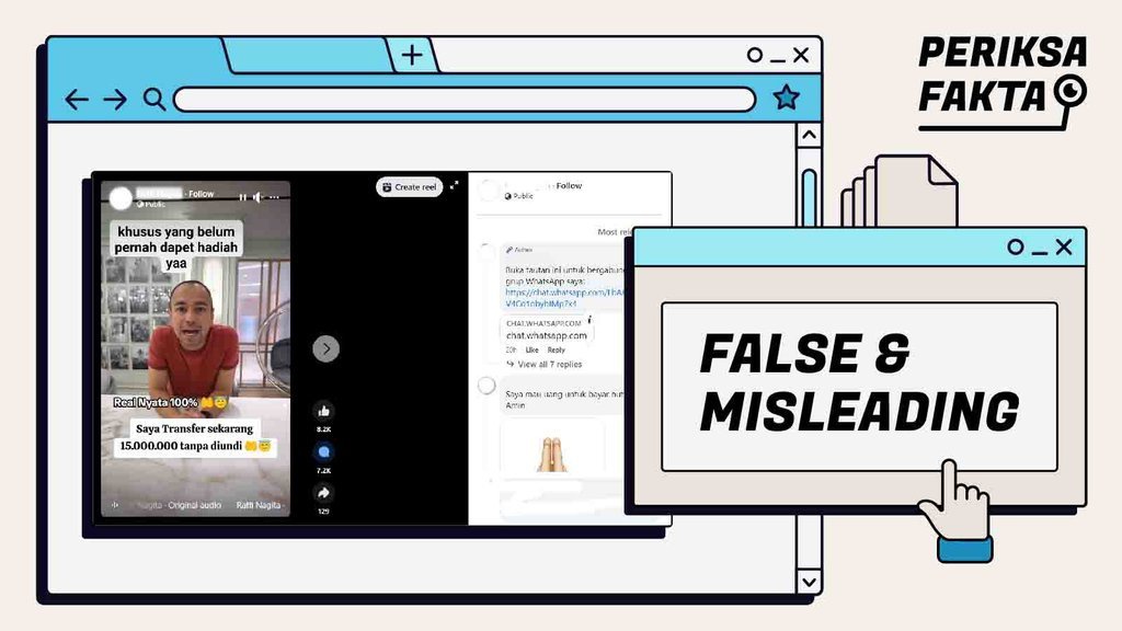Hoaks Konten Bagi-Bagi Uang Mencatut Raffi Ahmad Hoaks Konten Bagi-Bagi Uang Mencatut Raffi Ahmad
