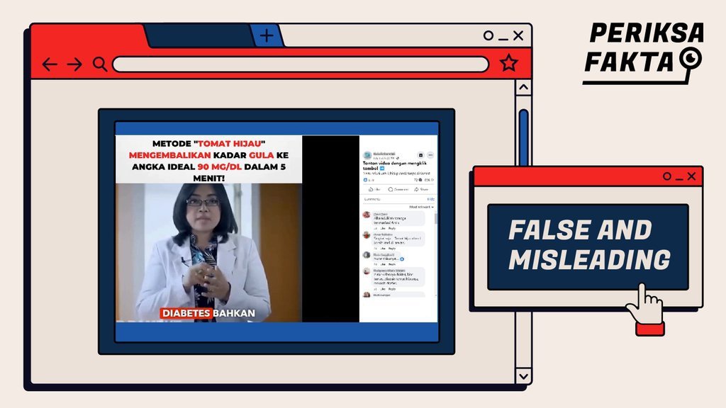 Hoaks Metode Tomat Hijau Stabilkan Gula Darah Secara Instan Hoaks Metode Tomat Hijau Stabilkan Gula Darah Secara Instan