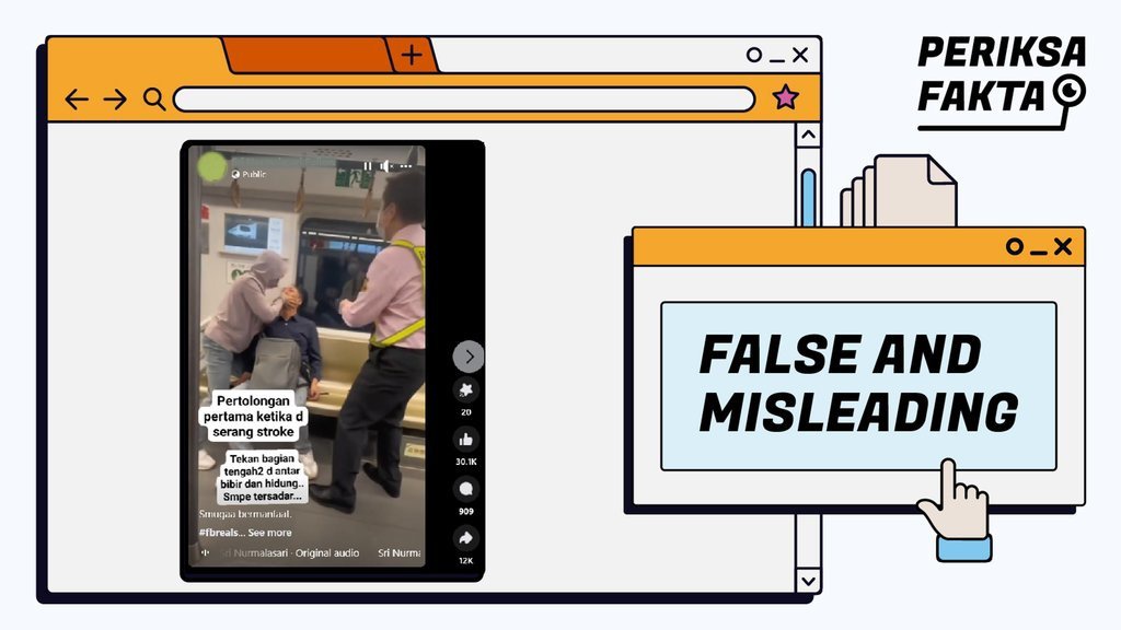 Hoaks Pertolongan Serangan Stroke dengan Menekan Bawah Hidung Hoaks Pertolongan Serangan Stroke dengan Menekan Bawah Hidung