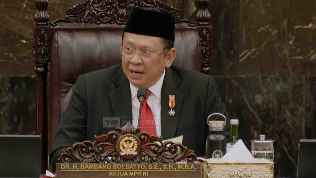Kelakar Bamsoet di Sidang MPR: Mana Pak Bahlil, Ada Gak? Kelakar Bamsoet di Sidang MPR: Mana Pak Bahlil, Ada Gak?