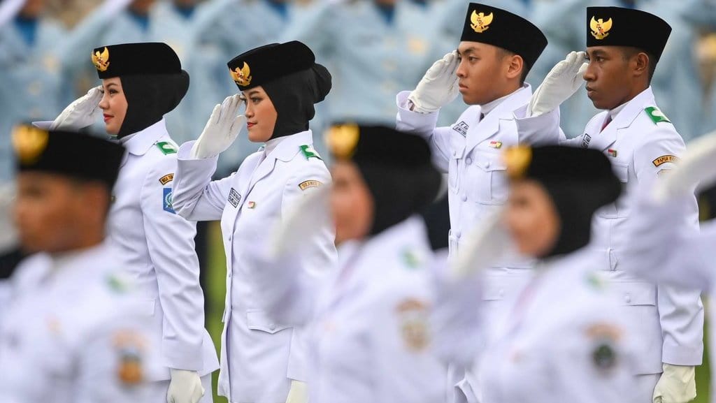 Paskibraka Putri Tetap Menggunakan Hijab saat Upacara di IKN