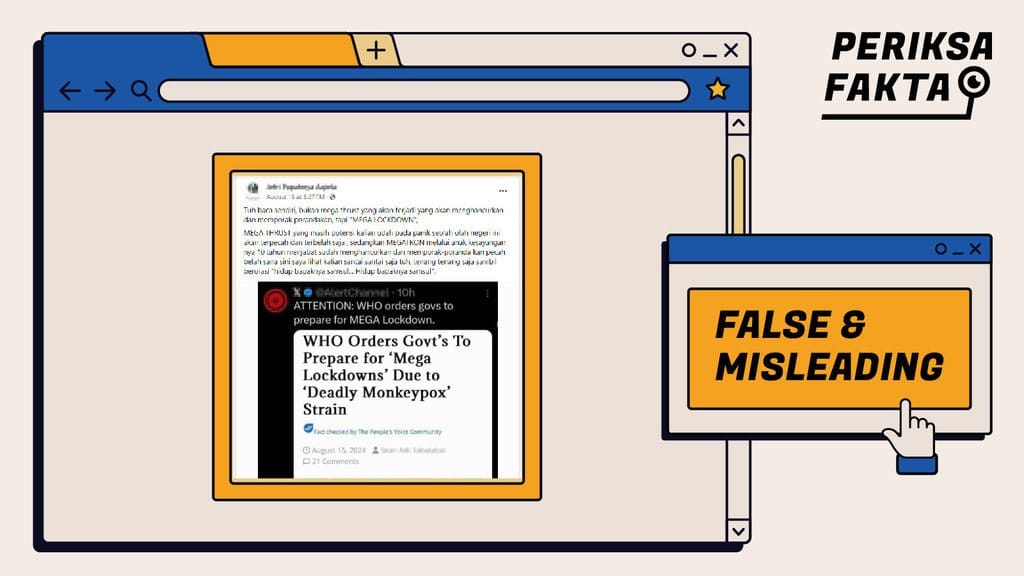 Salah, WHO Meminta Persiapan Mega Lockdown Akibat Mpox Salah, WHO Meminta Persiapan Mega Lockdown Akibat Mpox