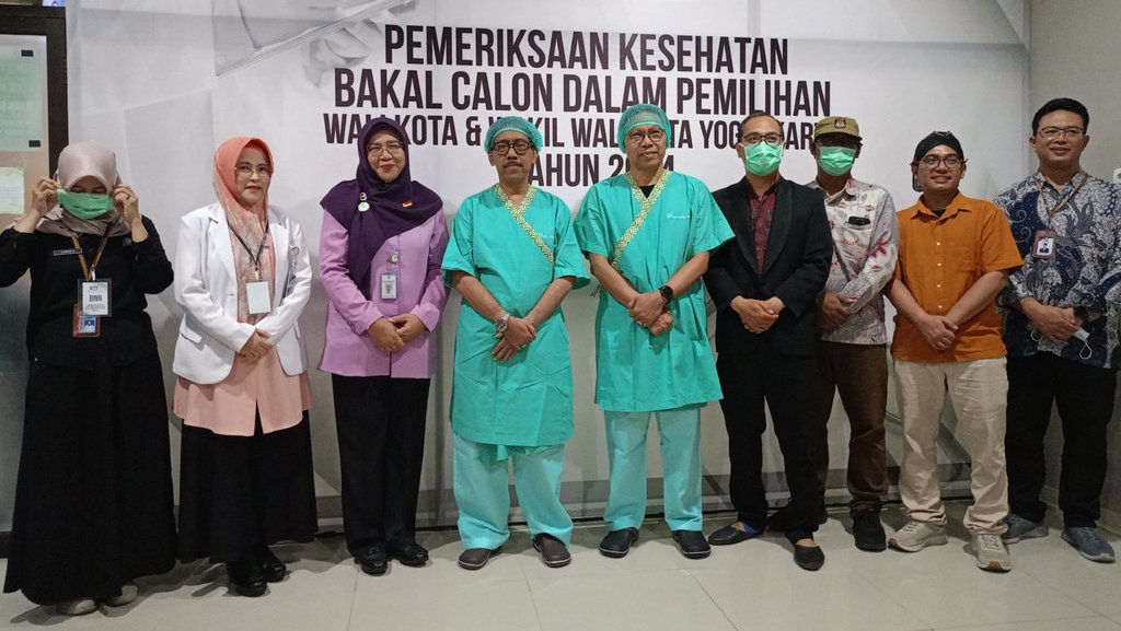 KPU Yogyakarta Mulai Lakukan Pemeriksaan Kesehatan bagi Bapaslon KPU Yogyakarta Mulai Lakukan Pemeriksaan Kesehatan bagi Bapaslon