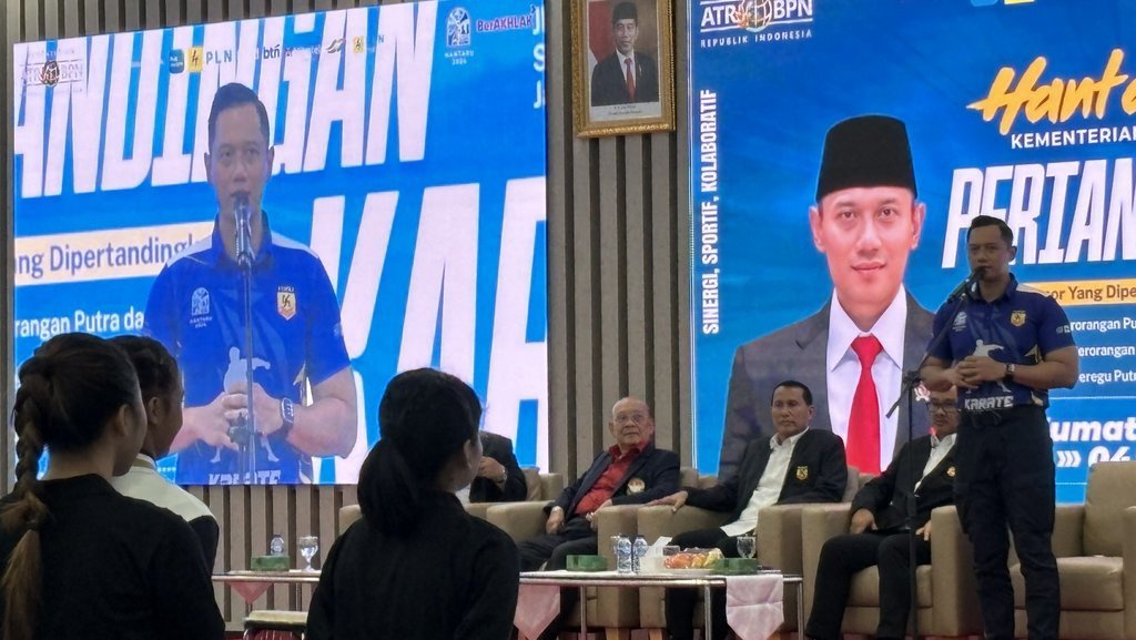 AHY Ingin Anak Buahnya Jago Bela Diri agar Mafia Tanah Takut AHY Ingin Anak Buahnya Jago Bela Diri agar Mafia Tanah Takut