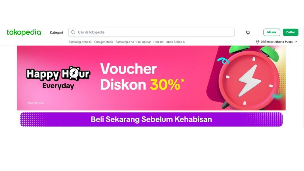 5 Promo Tokopedia Oktober 2024, Ada 10.10 hingga Happy Hour 5 Promo Tokopedia Oktober 2024, Ada 10.10 hingga Happy Hour