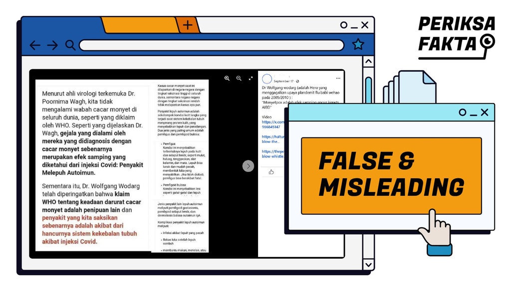 Hoaks Kaitan Vaksin Covid-19 dengan Persebaran Mpox Hoaks Kaitan Vaksin Covid-19 dengan Persebaran Mpox