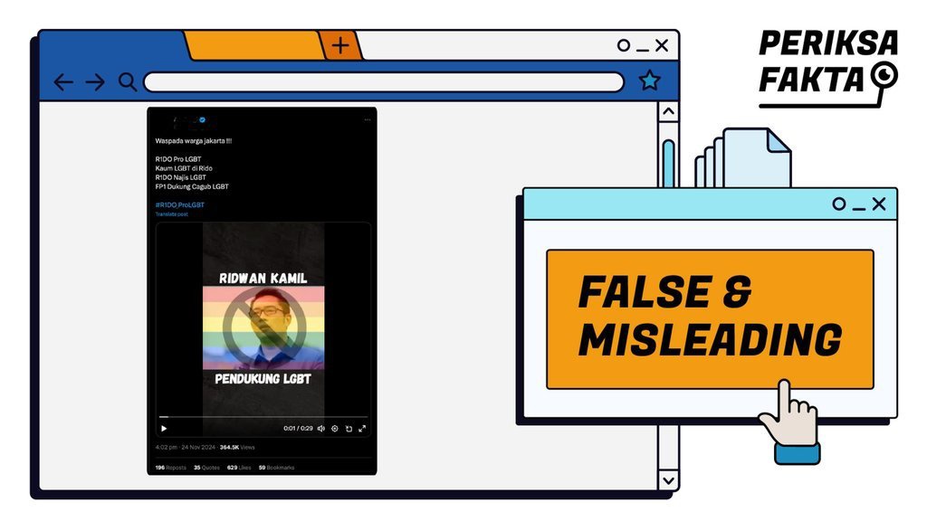 Hoaks Narasi Ridwan Kamil Dukung LGBT Hoaks Narasi Ridwan Kamil Dukung LGBT