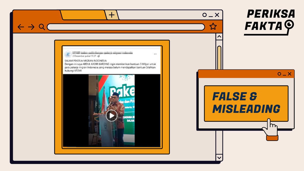 Hoaks Bantuan Dana Pekerja Migran Mengatasnamakan Menteri P2MI Hoaks Bantuan Dana Pekerja Migran Mengatasnamakan Menteri P2MI