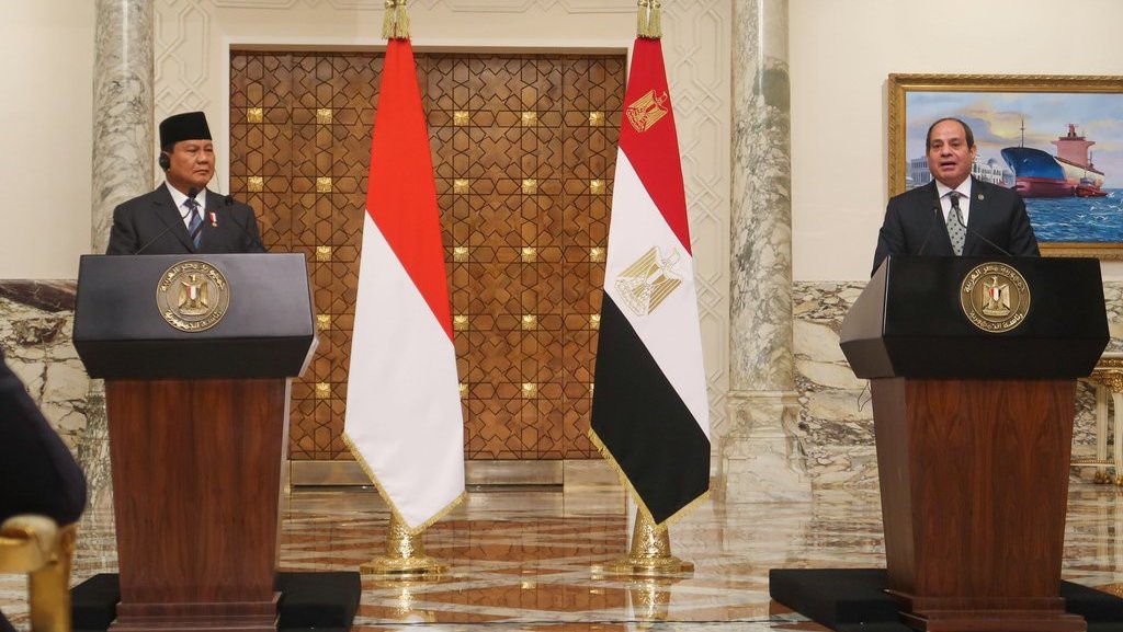 Temui Presiden El-Sisi, Prabowo Ingin Perkuat Kerjasama Mesir-RI Temui Presiden El-Sisi, Prabowo Ingin Perkuat Kerjasama Mesir-RI