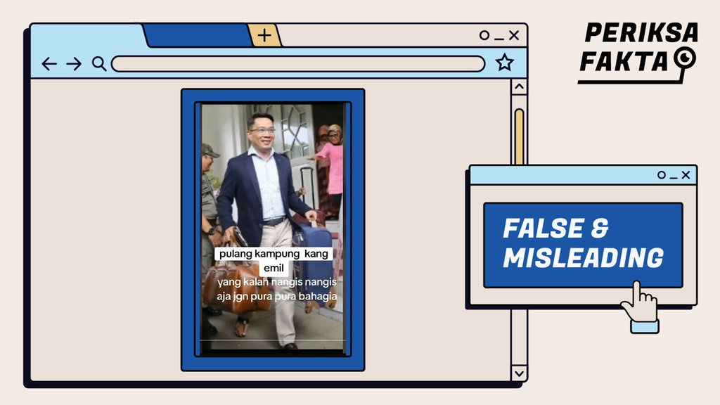 Salah, Foto Ridwan Kamil Diklaim Pulang Kampung Usai Pilkada Salah, Foto Ridwan Kamil Diklaim Pulang Kampung Usai Pilkada