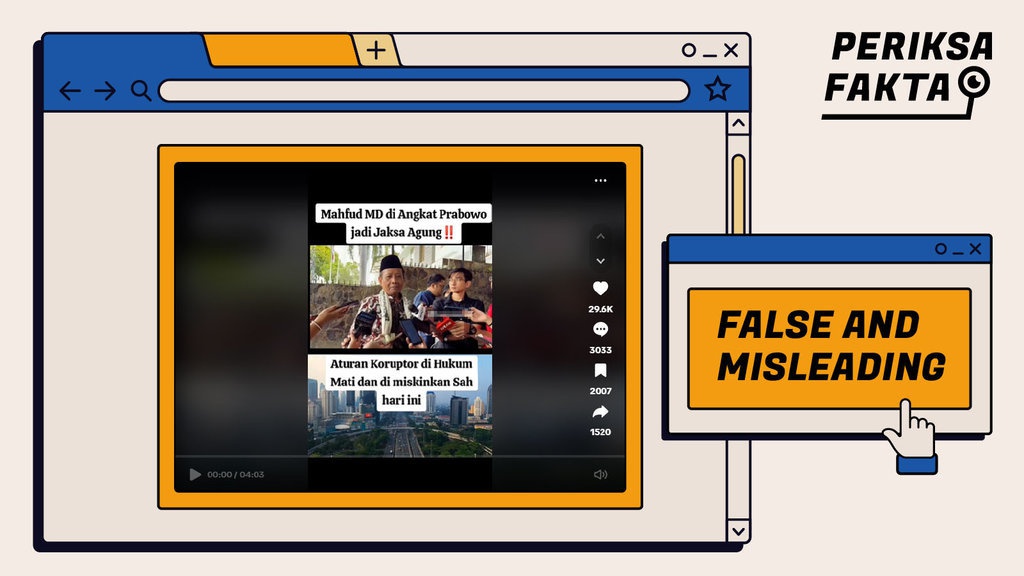 Benarkah Mahfud MD Ditunjuk Prabowo Jadi Jaksa Agung? Benarkah Mahfud MD Ditunjuk Prabowo Jadi Jaksa Agung?