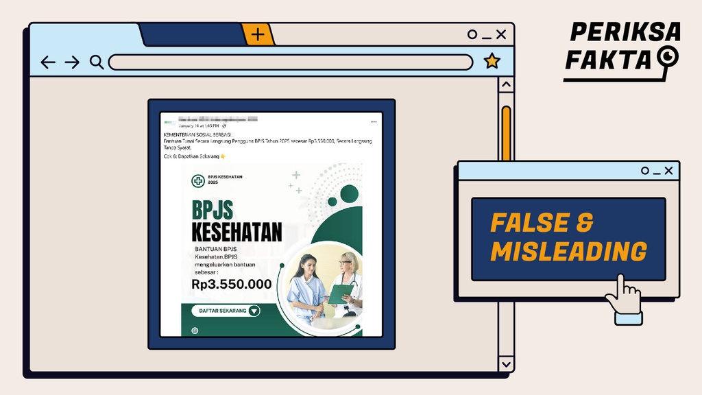 Hoaks Bantuan Tunai BPJS Kesehatan Hoaks Bantuan Tunai BPJS Kesehatan