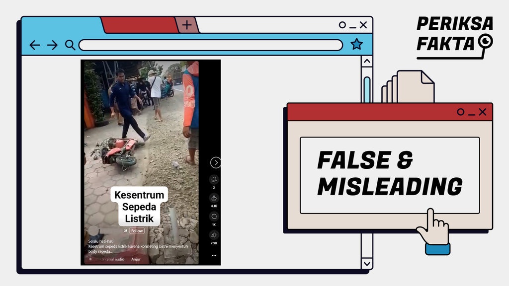 Hoaks Kematian Anak Akibat Tersetrum Sepeda Listrik Hoaks Kematian Anak Akibat Tersetrum Sepeda Listrik