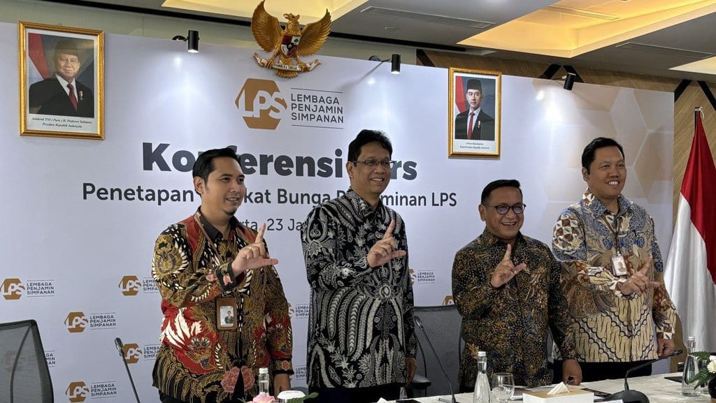 LPS Tahan Tingkat Suku Bunga Penjaminan Bank Umum 4,25 Persen
