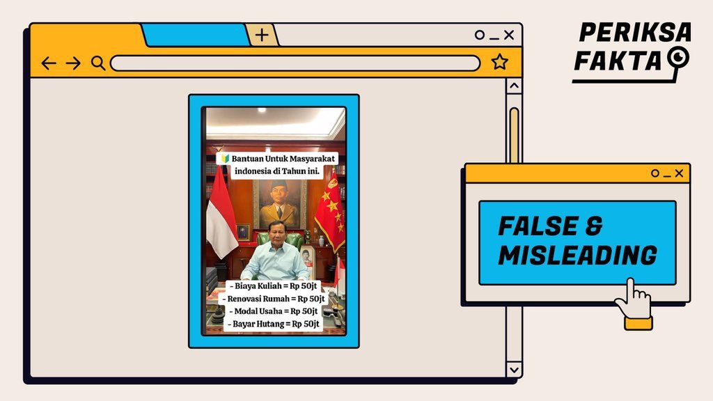 Hoaks, Video AI Prabowo Bagi-bagi Uang dan Hapus Utang Hoaks, Video AI Prabowo Bagi-bagi Uang dan Hapus Utang