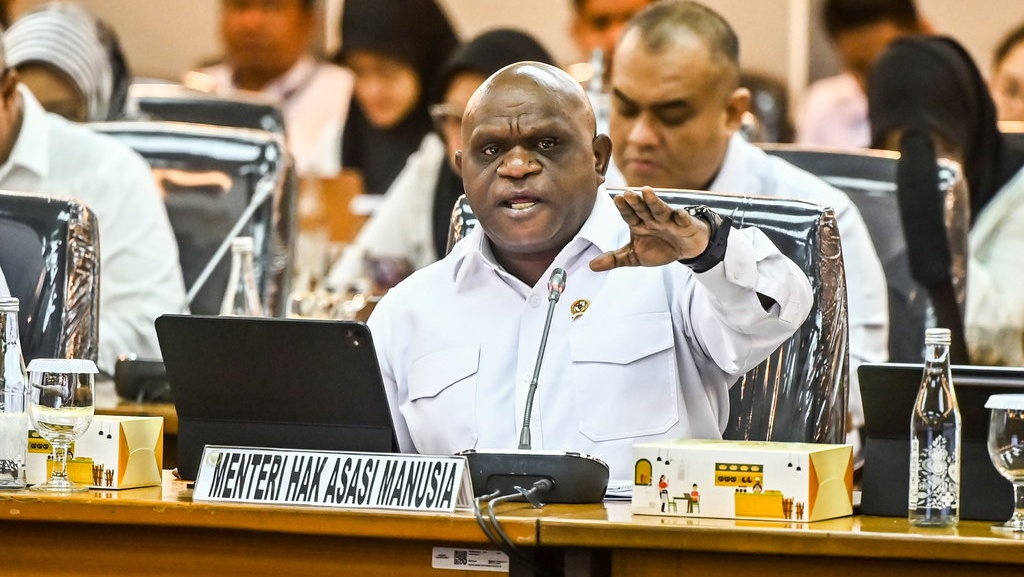 Pigai soal Permintaan OHCHR PBB dalam Penanganan Demo: Telat! Pigai soal Permintaan OHCHR PBB dalam Penanganan Demo: Telat!