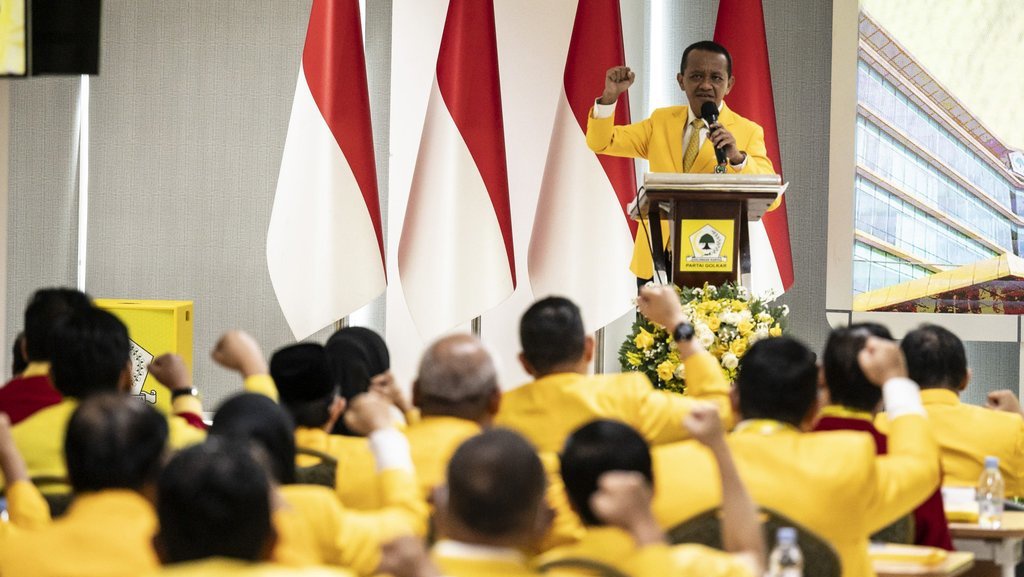 Mensesneg Bantah Istana Terlibat Isu Munaslub Partai Golkar Mensesneg Bantah Istana Terlibat Isu Munaslub Partai Golkar