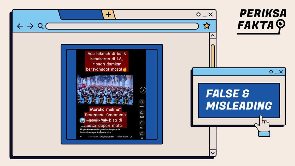 Hoaks Ribuan Damkar di Los Angeles Lakukan Syahadat Massal Hoaks Ribuan Damkar di Los Angeles Lakukan Syahadat Massal