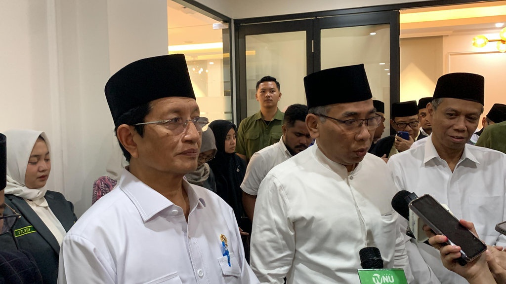 Nasaruddin Umar Ajak PBNU Terlibat di 4 Program Unggulan Kemenag Nasaruddin Umar Ajak PBNU Terlibat di 4 Program Unggulan Kemenag