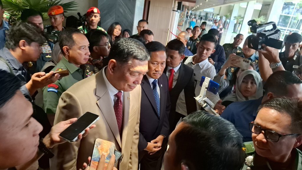 Menhan Klaim Pembahasan Revisi UU TNI Penuh Debat Konstruktif Menhan Klaim Pembahasan Revisi UU TNI Penuh Debat Konstruktif