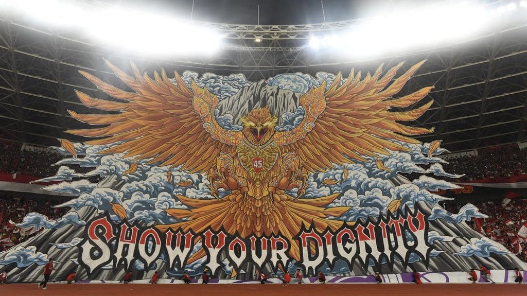 Koreo La Grande Timnas Indonesia vs Bahrain: Show Your Dignity Koreo La Grande Timnas Indonesia vs Bahrain: Show Your Dignity