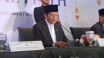 Pemerintah Putuskan 1 Syawal Jatuh pada Senin, 31 Maret 2025 Pemerintah Putuskan 1 Syawal Jatuh pada Senin, 31 Maret 2025