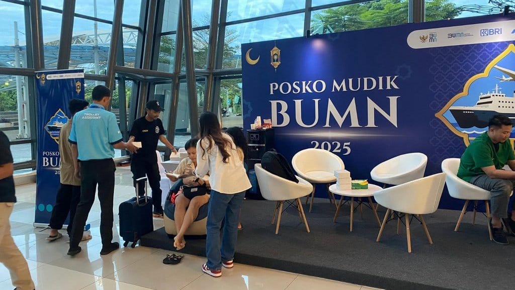 Posko Mudik BUMN Siap Sambut Arus Balik di Bandara Soetta