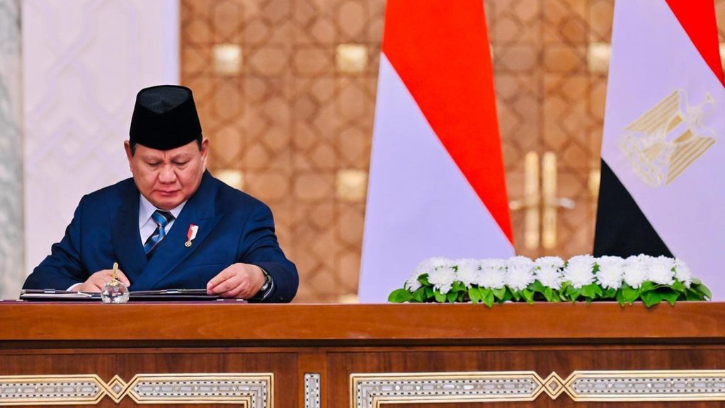 Prabowo-Presiden Mesir Sahkan Pernyataan Kemitraan Strategis Prabowo-Presiden Mesir Sahkan Pernyataan Kemitraan Strategis
