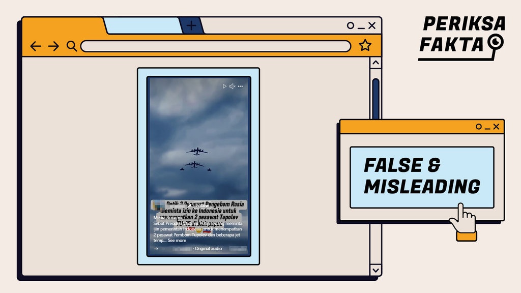 Apa Benar Video Jet Tempur Rusia Tiba di Biak pada April 2025?