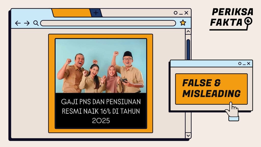 Tidak Benar Pemerintah Resmi Naikan Gaji PNS Sebesar 16% Tidak Benar Pemerintah Resmi Naikan Gaji PNS Sebesar 16%