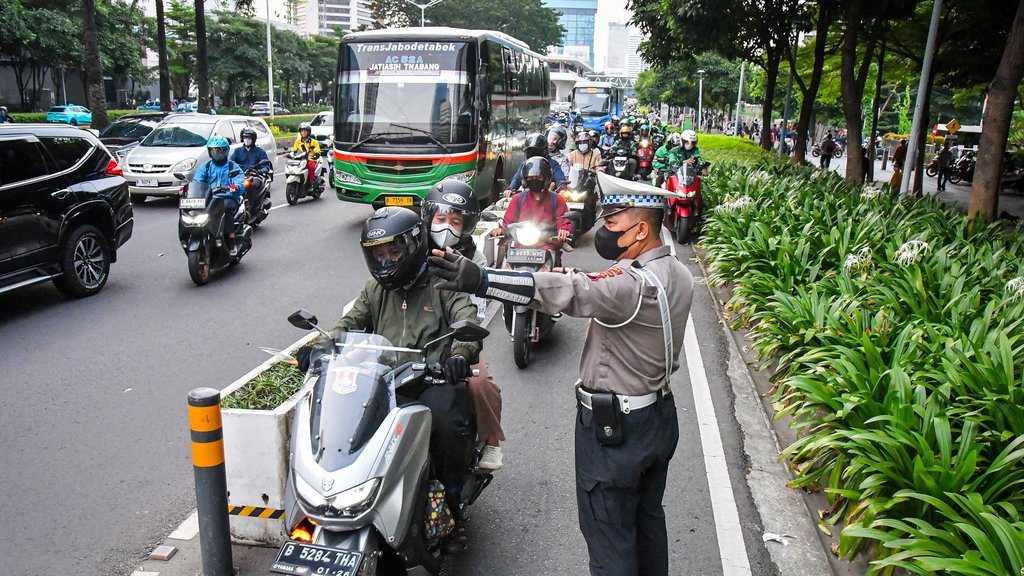 Rekayasa Lalin Kunjungan Presiden Afrika Selatan di Jakarta Rekayasa Lalin Kunjungan Presiden Afrika Selatan di Jakarta