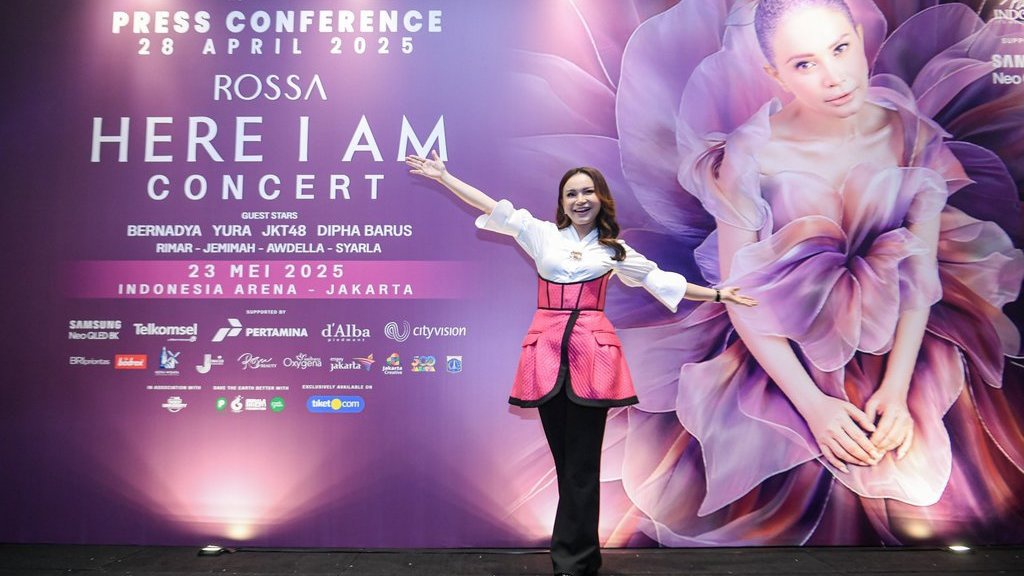 Rundown Konser Rossa: Here I Am, Open Gate & Penukaran Tiket