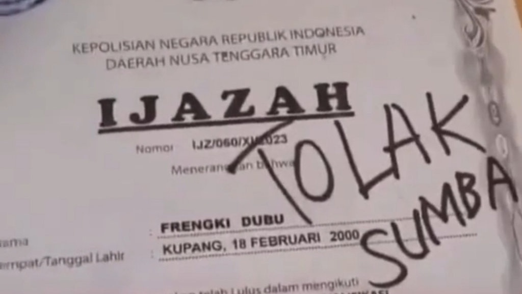 Viral Ijazah Pelamar Kerja asal NTT Dicoret Perusahaan di Bali