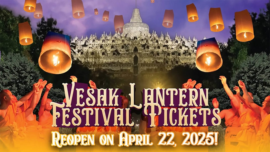 Tiket Festival Lampion Waisak 2025 Masih Ada, Cek Linknya Tiket Festival Lampion Waisak 2025 Masih Ada, Cek Linknya
