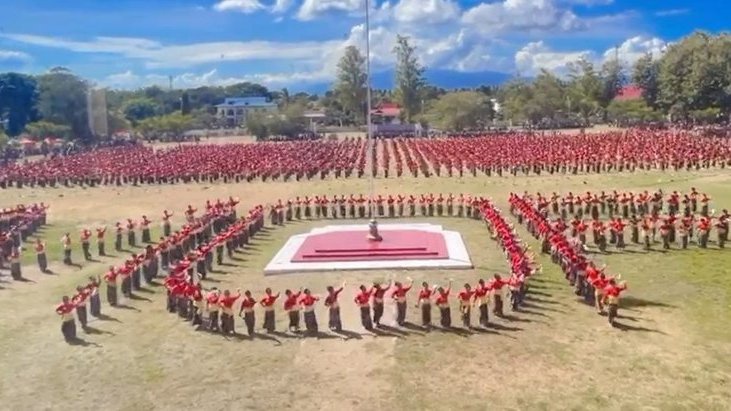 2.025 Pelajar Sikka Menari Hegong & Gawi Rayakan Hardiknas