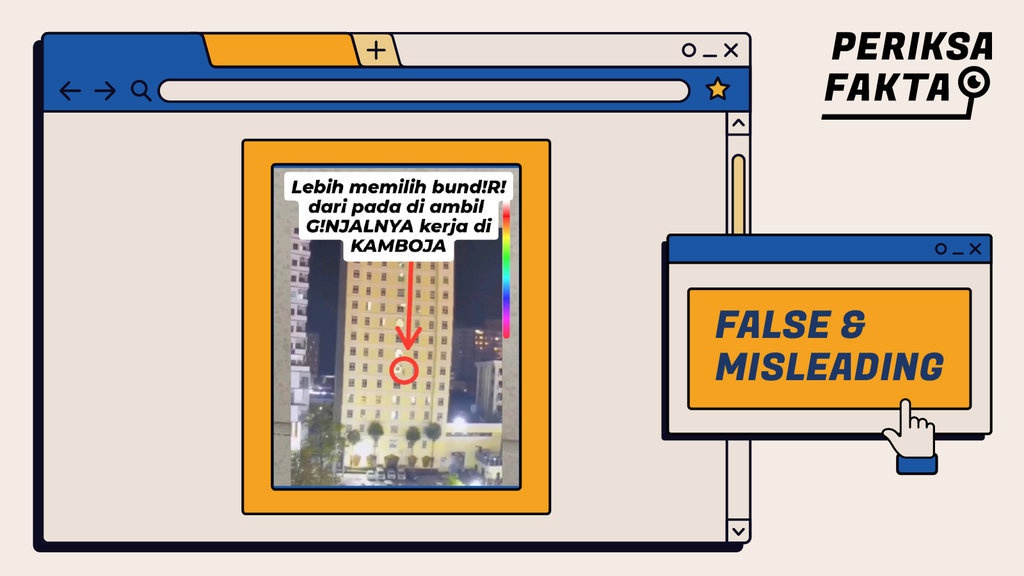 Hoaks Informasi WNI Lompat dari Gedung di Kamboja