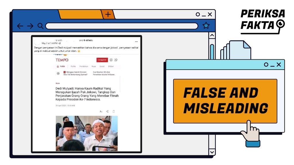 Tidak Benar Artikel Tempo Soal Demul Komentari Ijazah Jokowi