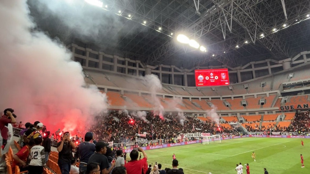 Pramono Tinggalkan JIS usai Laga Persija Dihentikan Sementara