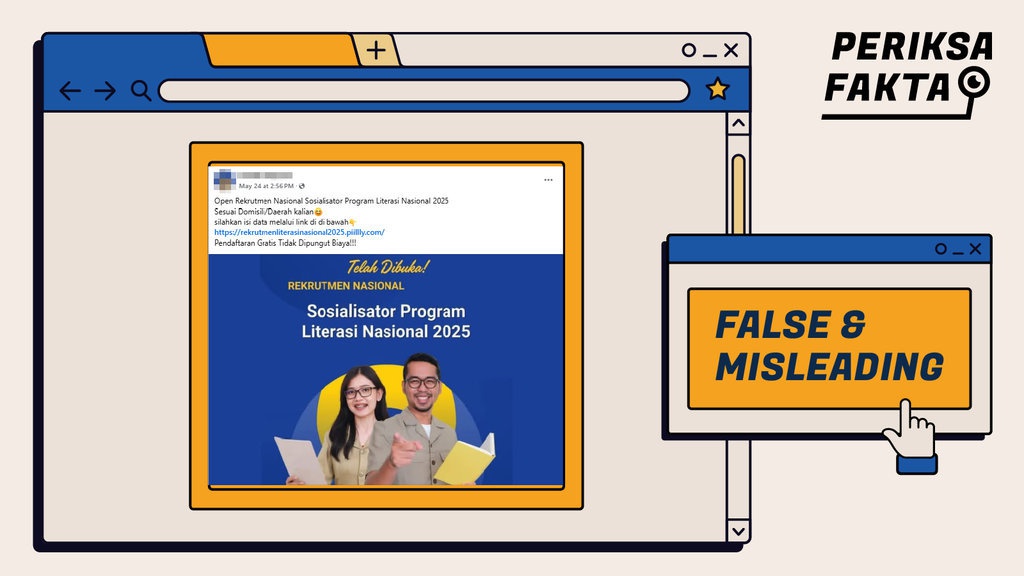 Salah, Tautan Daftar Sosialisator Program Literasi Nasional 2025 Salah, Tautan Daftar Sosialisator Program Literasi Nasional 2025