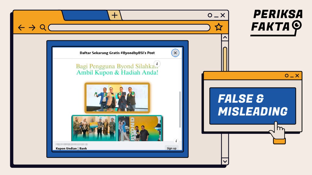 Hoaks Undian Berhadiah Mengatasnamakan BSI Hoaks Undian Berhadiah Mengatasnamakan BSI