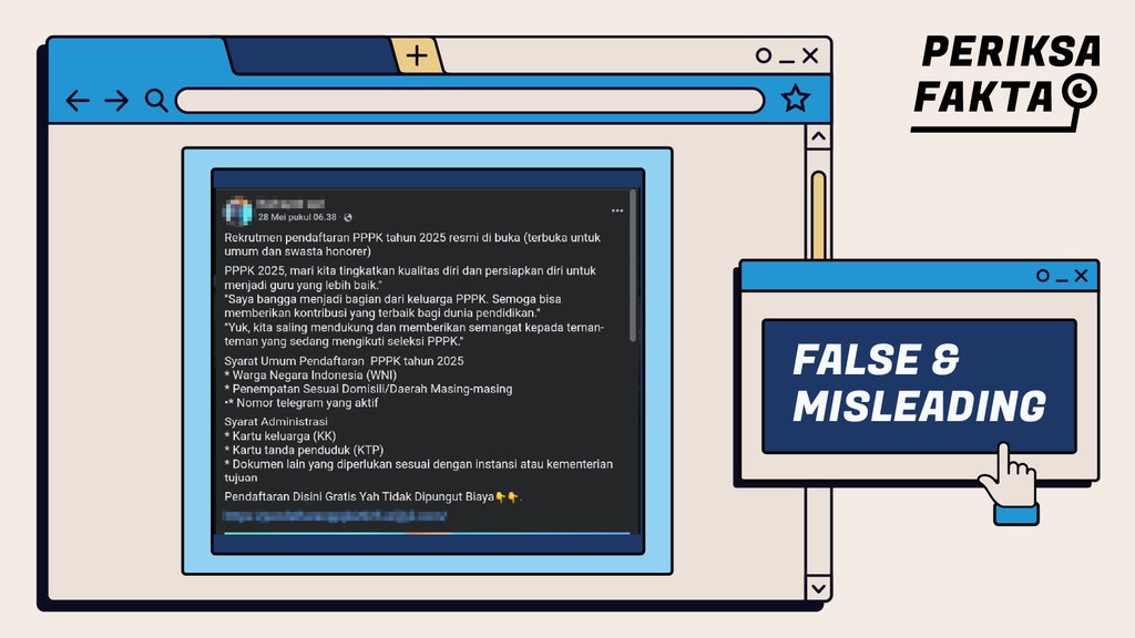 Hoaks Tautan Pendaftaran Rekrutmen PPPK Periode 2025 Hoaks Tautan Pendaftaran Rekrutmen PPPK Periode 2025