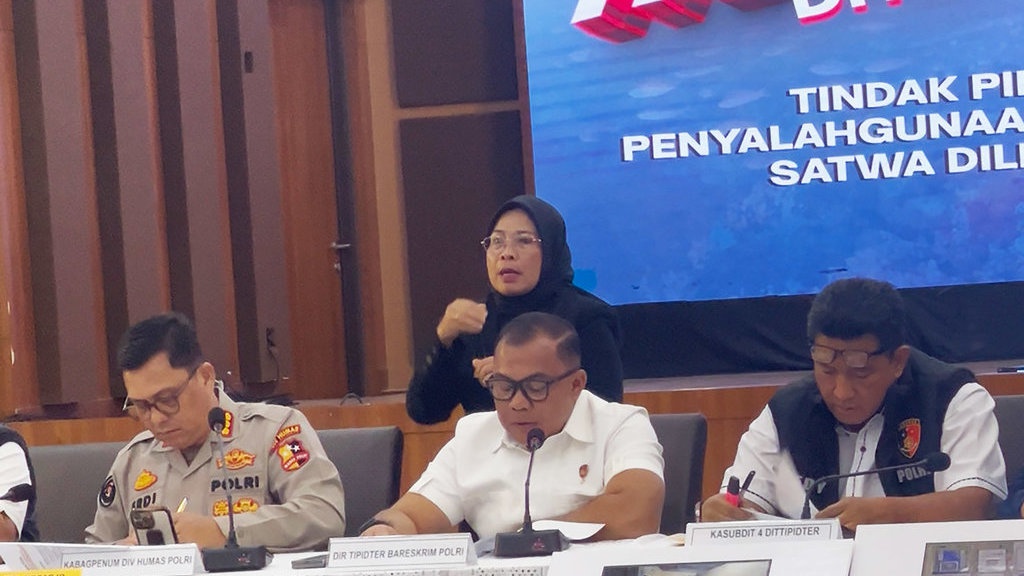 Bareskrim Gagalkan Penjualan Sisik Tenggiling Ilegal di Jabar